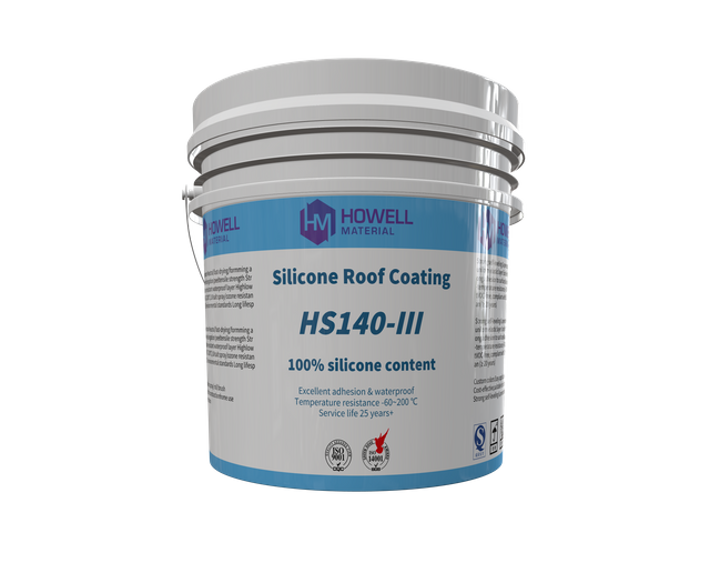 HS140-III High-Performance Silicone Flat Roof Coating: Flexible, Leak-Proof, And Anti-Aging Protection for Long-Lasting Flat Roof Restoration