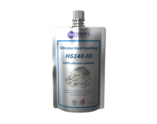 HS140-III High-Performance Silicone Flat Roof Coating: Flexible, Leak-Proof, And Anti-Aging Protection for Long-Lasting Flat Roof Restoration