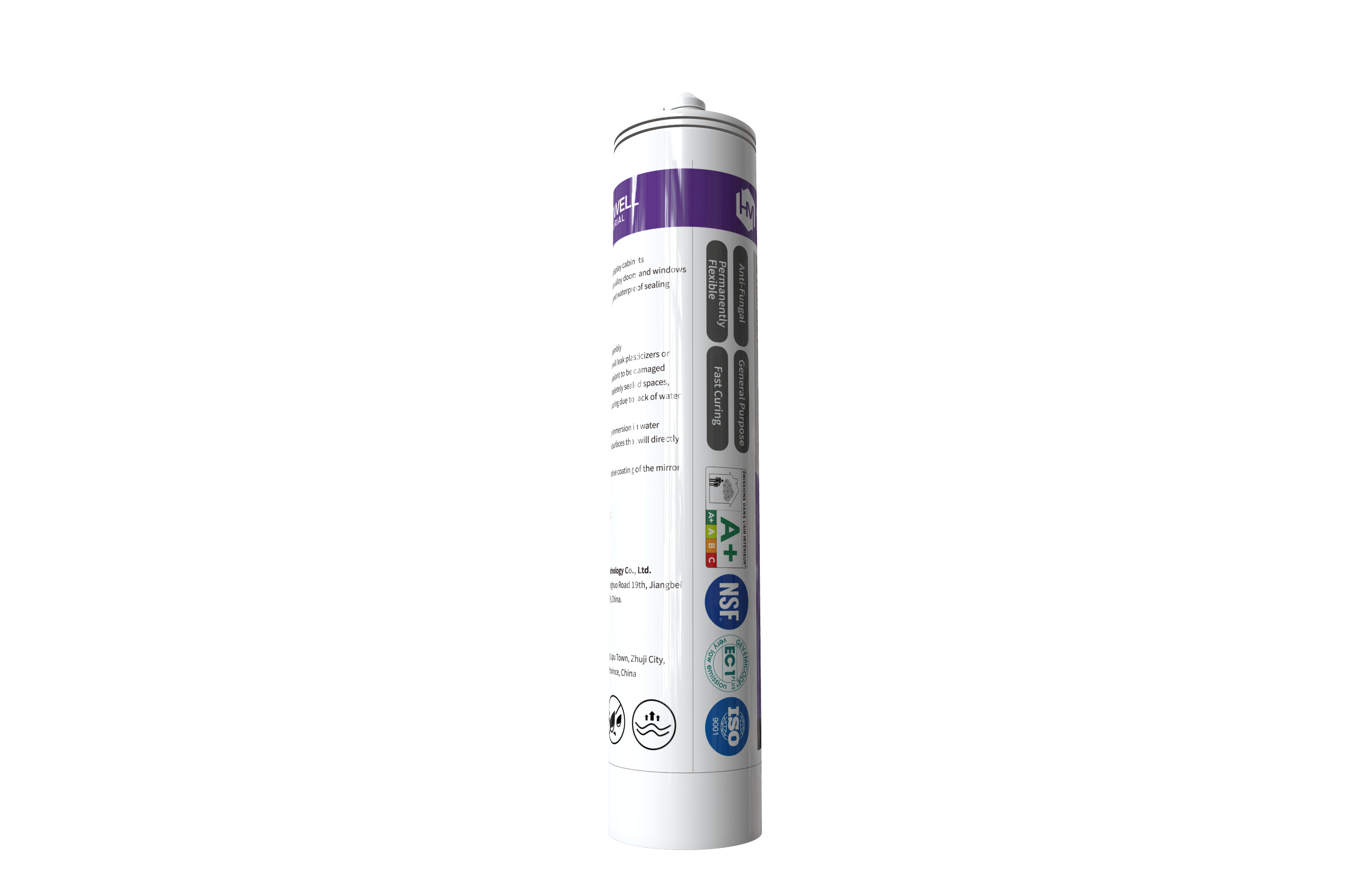 Quick Curing Acetoxy Cure Silicone Sealant For Glass and aluminum alloys