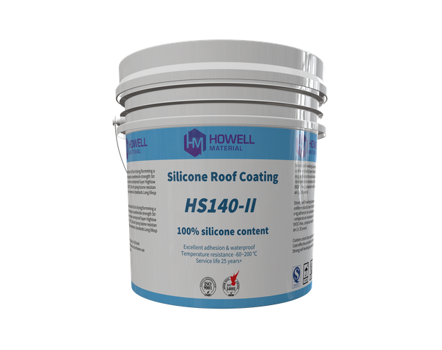 Pure Silicone High Solids Roof Coating HS140-II Against Ponding Water: Ultimate Waterproofing And Long-Lasting UV Protection for All Roof Types