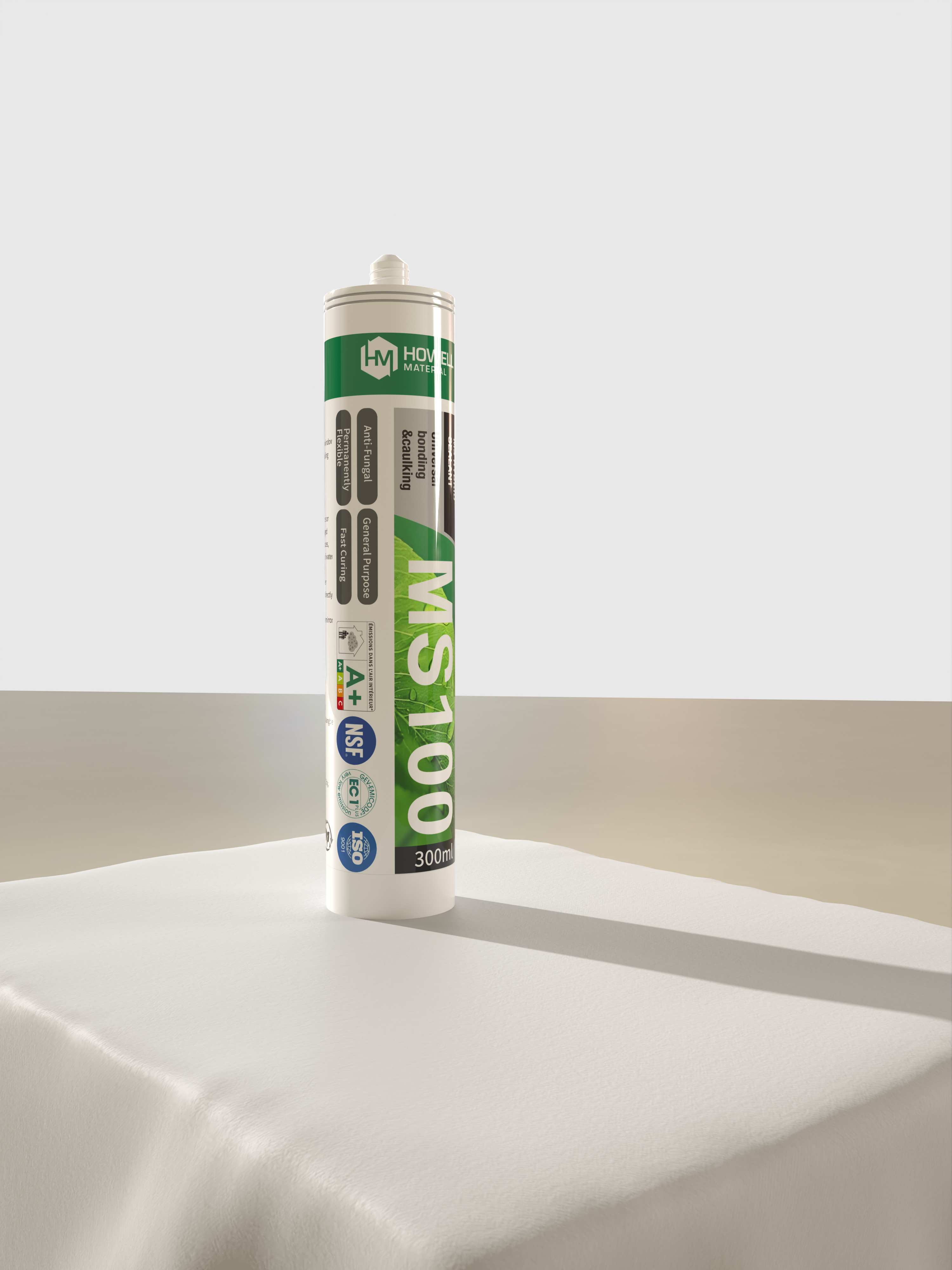 MS100 General Purpose Translucent MS Hybrid Sealant Adhesive For Decoration Structural