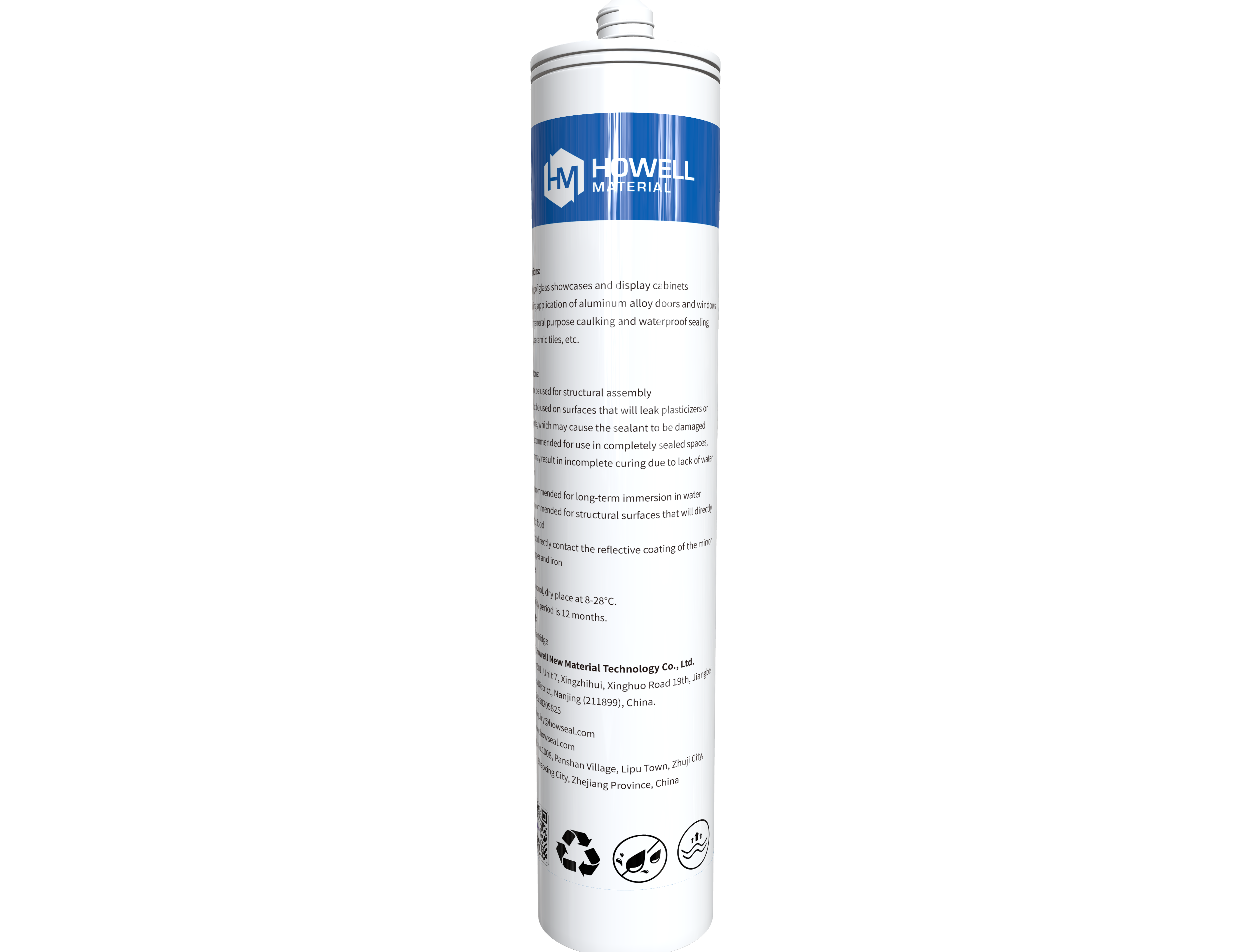NA100 High Grade General Purpose Neutral Silicone Sealant for Home Decoration