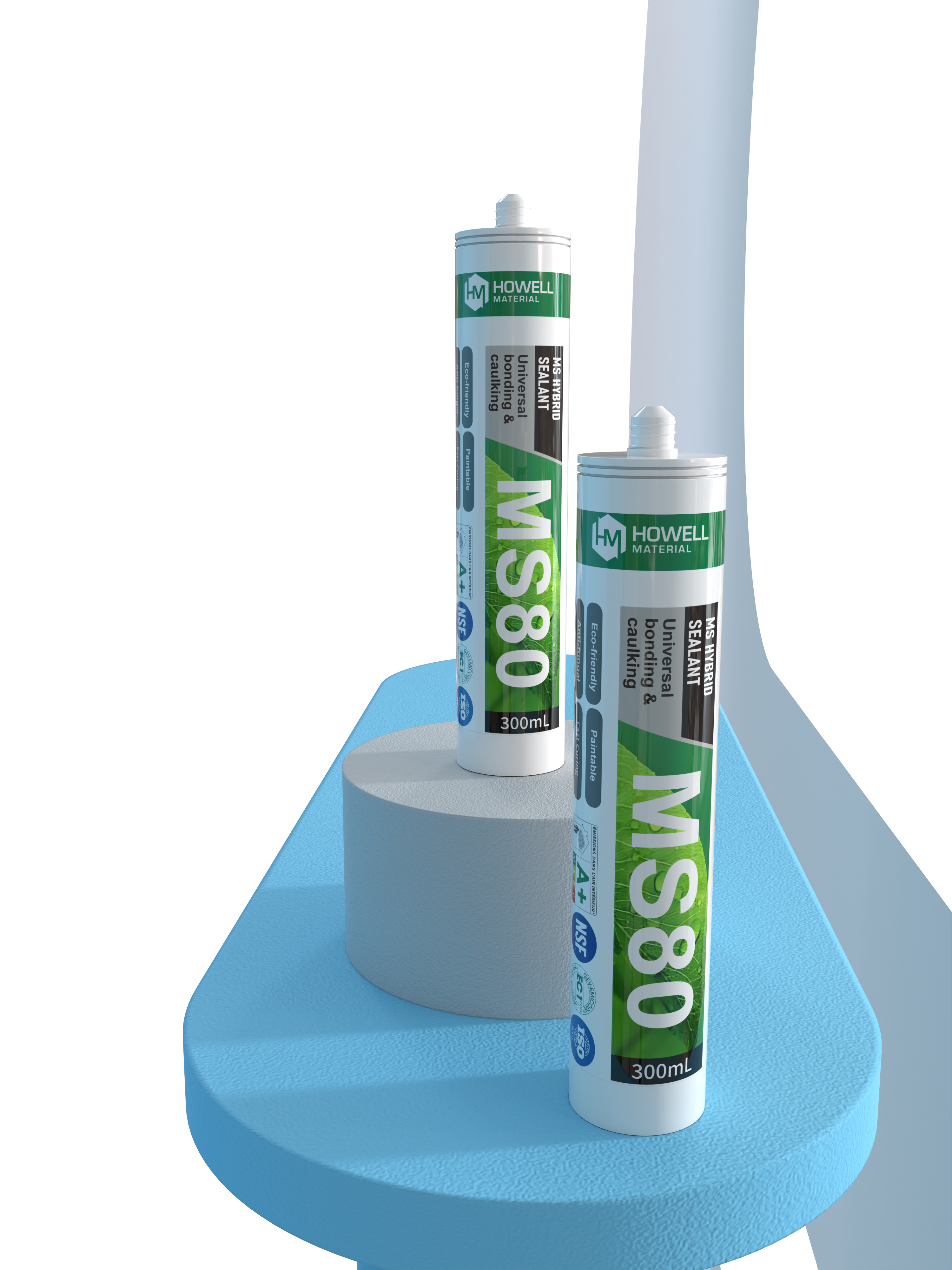 MS80 Super Bonding MS Polymer Sealant Adhesive For Decoration Structural
