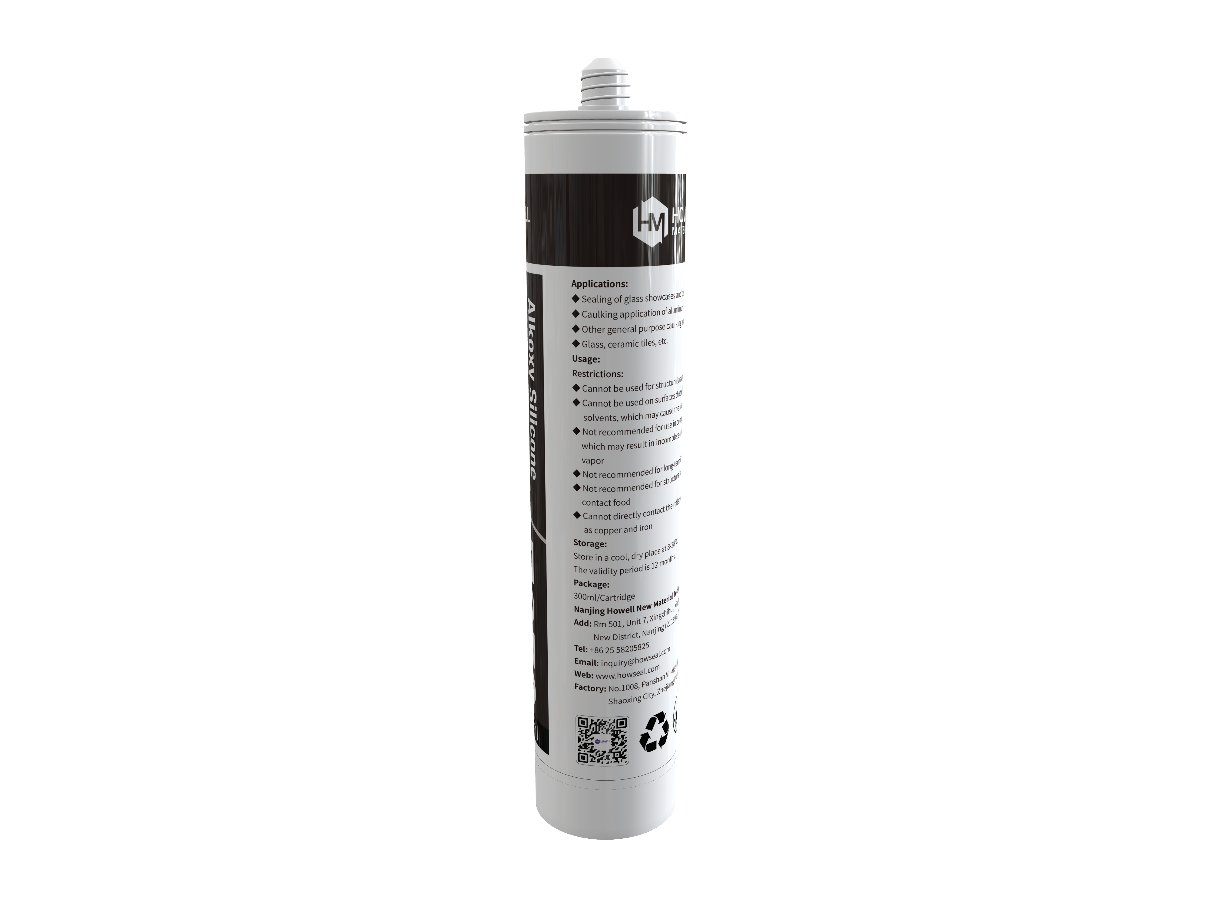 Transparent Neutral Alkoxy Cure Silicone Sealant with Weatherproof And Non-corrosive