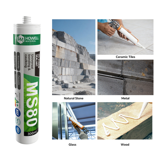 MS80—Super Bonding MS Polymer Sealant Adhesive For Decoration Structural