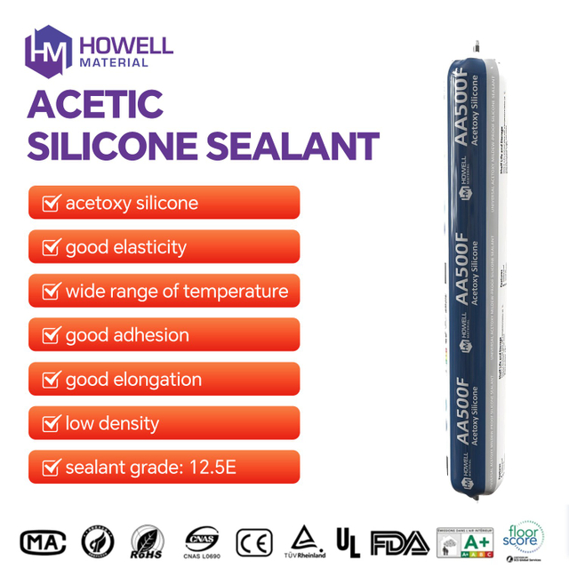 AA500F General Purpose Acetoxy Cure Anti-mold Silicone Sealant