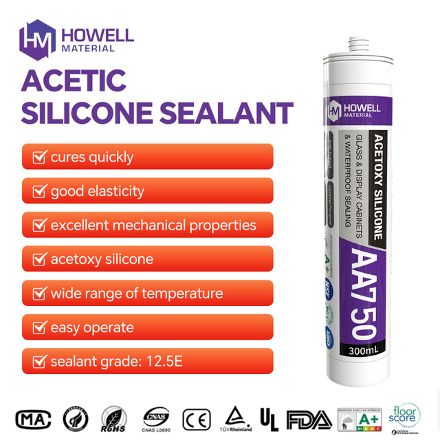 AA750 High Quality Acetoxy Silicone Sealant 