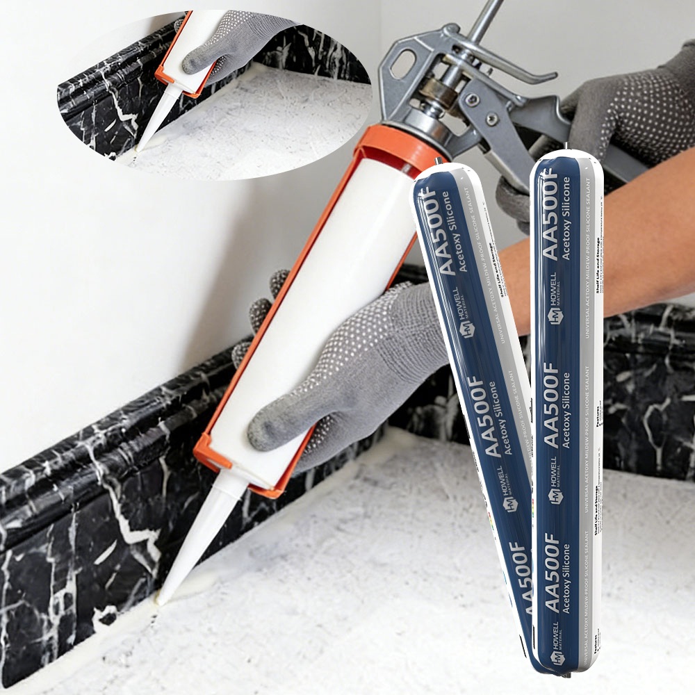 AA500F General Purpose Acetoxy Cure Anti-mold Silicone Sealant