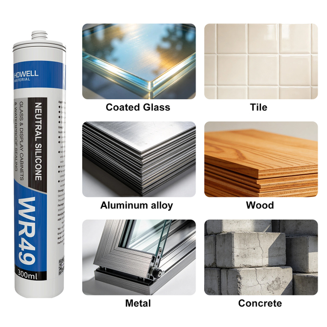 HM-WR49 Highly Weatherable Neutral Silicone Sealant For Industrial