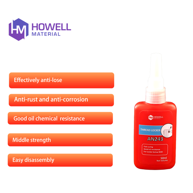 HM-AN243 Anaerobic Threadlocker Used for Various Threaded Fasteners