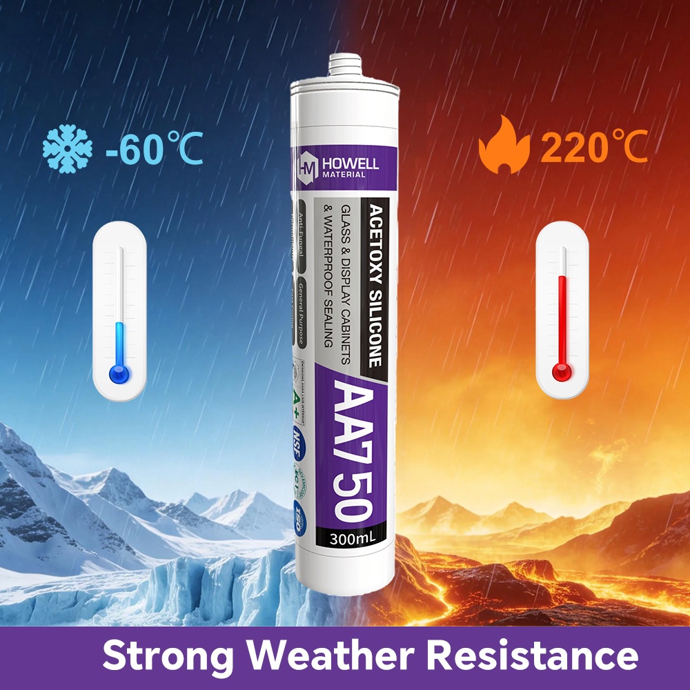 AA750 High Quality Acetoxy Silicone Sealant 